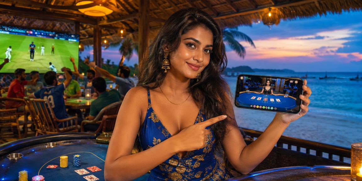 ak620 ক্রিকেট বেটিং মোবাইল প্ল্যাটফর্ম — সেন্ট মার্টিন দ্বীপ পটভূমিতে বাংলাদেশি মডেল